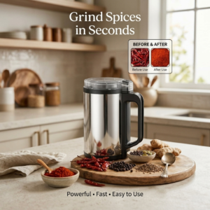 Silver Crest Stainless Steel Electric Grinder